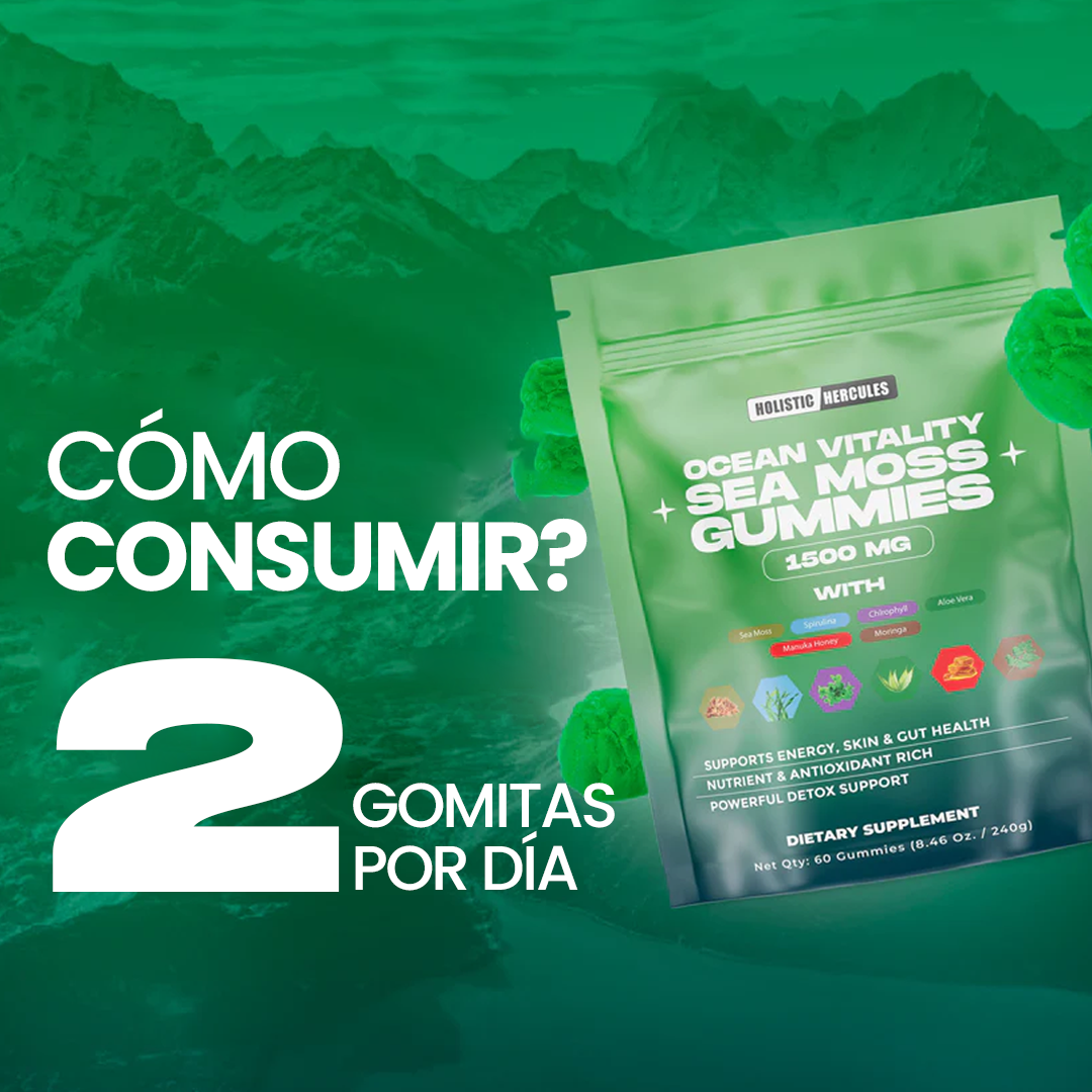 Gomitas de musgo marino