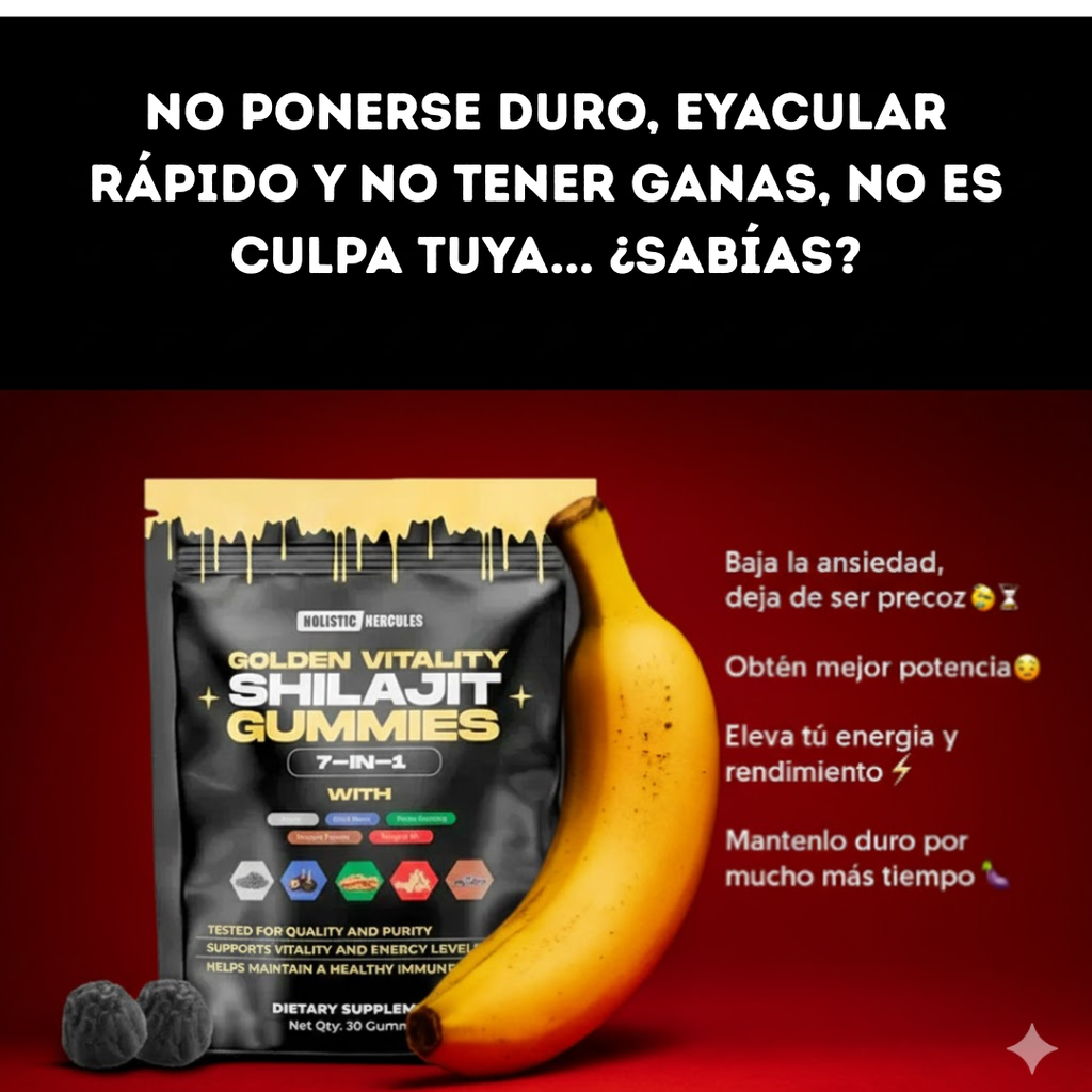 Gomas de Shilajit 60 UNI - Compre 30 y llévese 60