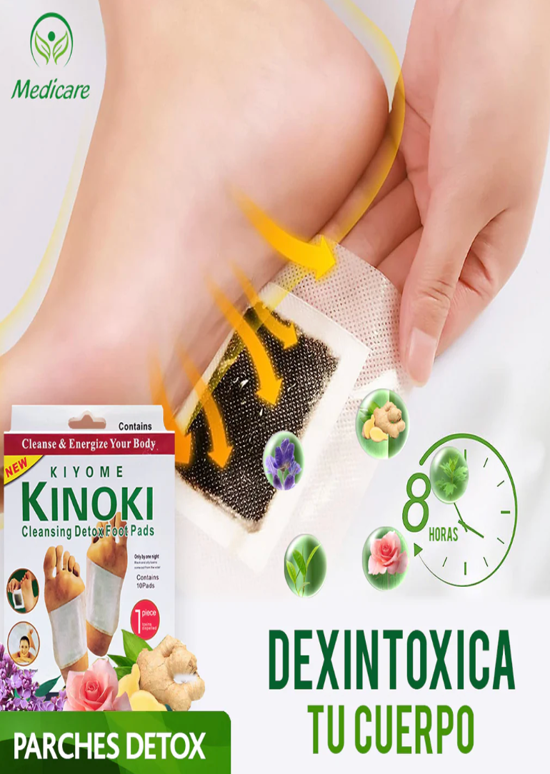 KINOKI™ — Desintoxicate Mientras Dormís