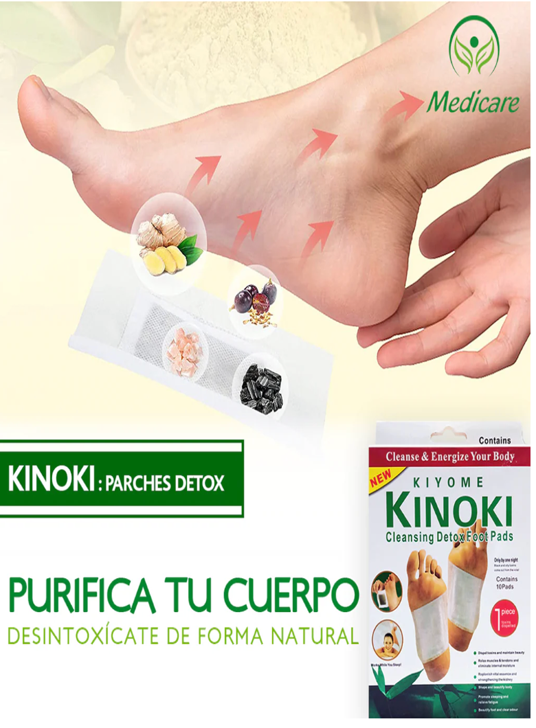 KINOKI™ — Desintoxicate Mientras Dormís